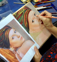 Load image into Gallery viewer, COLORED PENCILS on WOOD - Regular Painting Class (1-2 Days)